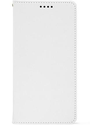 Кожаный чехол книжка для телефона на xiaomi redmi note 11 pro white (strong)