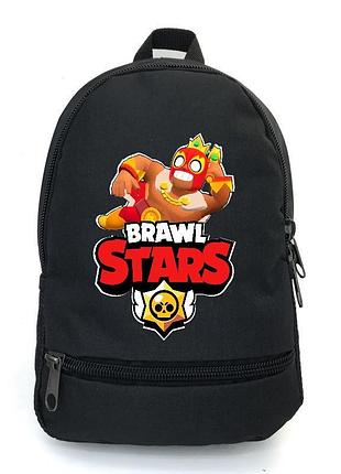 Рюкзак big бравл старс эльпримо school bag (bs -055) черный (43 х 30 х 17 см)