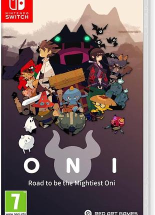 Oni: road to be the mightiest oni, б/у, eng ,без кавера и коробки , nintendo switch, switch 2