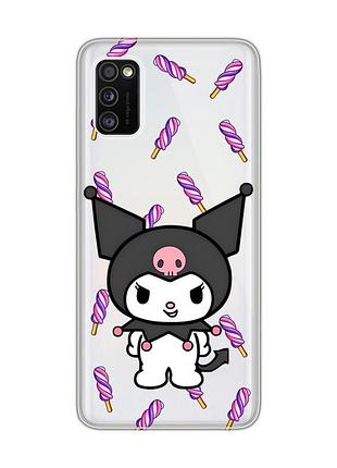 Прозрачный чехол на samsung galaxy a41 куроми (принт 390)