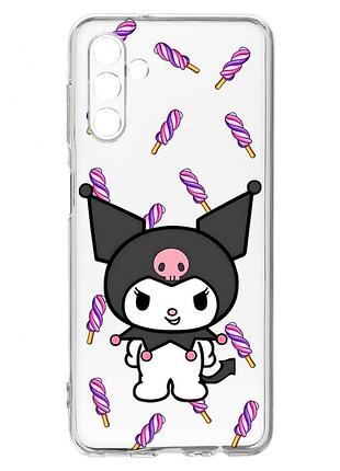 Прозрачный чехол на samsung a04s/a13 5g куроми (принт 390)