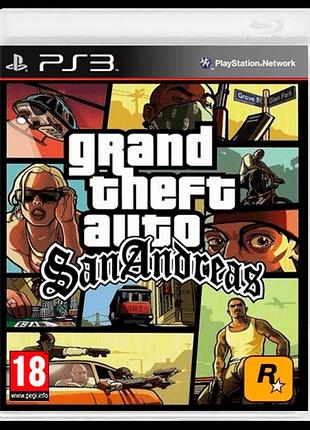 Grand theft auto san andreas, английская версия - диск для playstation 3