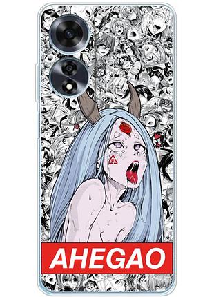 Чехол силиконовый с картинкой на oppo a60 (аниме, anime)
