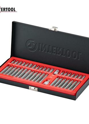 Набір зірок і шестигранників intertool et-8040 (40ед., torx, hex, spline, s2 storm)