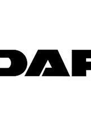 Виниловые наклейки на авто " daf лого " 10х50 см бежевый