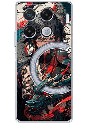 Чохол силіконовий з картинкою на infinix gt 20 pro (аніме, anime)