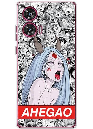 Чехол силиконовый с картинкой на motorola edge 50 fusion (аниме, anime)