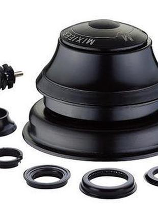Рулевой набор mixxier 1-1/8" 44x55x30мм черный (qlp-44/c)