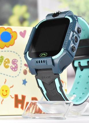 Детские смарт часы baby watch q19 gps трекер green
