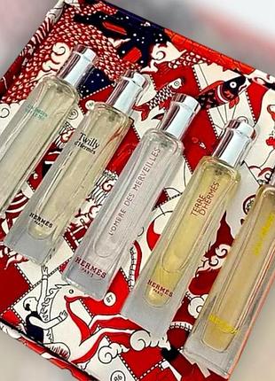 Подарунковий набір hermès eau de toilette 5×15 мл