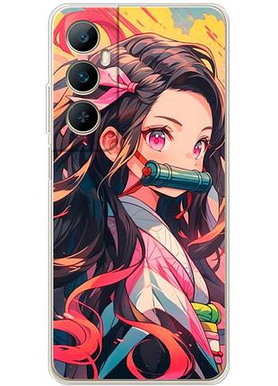 Чохол силіконовий з картинкою на realme c65 (аніме, anime)