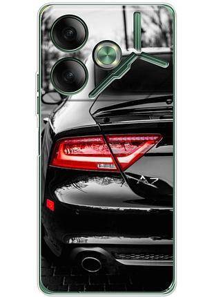 Чохол силіконовий з картинкою на tecno pova 6 (машина, audi a7)