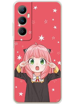 Чехол силиконовый с картинкой на realme c65 (аниме, anime)