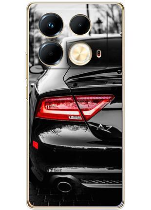 Чохол силіконовий з картинкою на infinix note 40 4g (машина, audi a7)