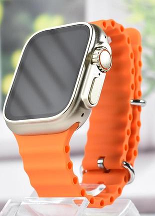 Смарт годинник gs ultra 8 smart watch 8 series 49mm nfc orange