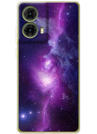 Чохол силіконовий з картинкою на motorola g85 (космос)