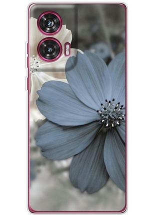 Чехол силиконовый с картинкой на motorola edge 50 fusion (цветок гербера)