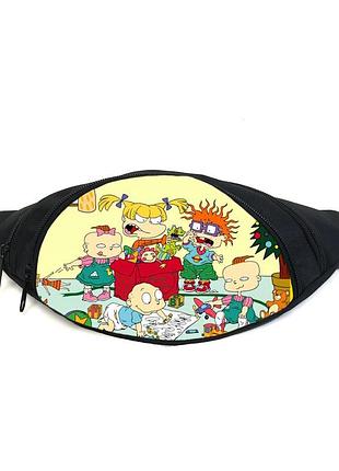 Поясная сумка бананка ох уж эти детки (gb- rugrats 05) gear bag черная