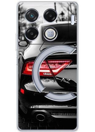 Чохол силіконовий з картинкою на infinix gt 20 pro (машина, audi a7)
