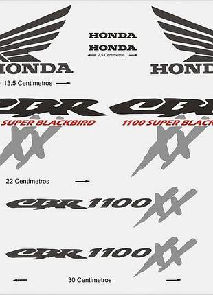 Виниловые наклейки " honda cbr 1100 " бронзовый