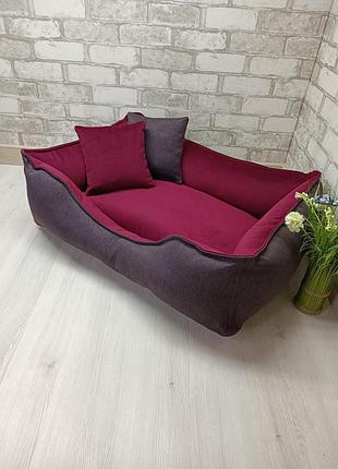 Лежанка "comfort" (лежак) для тварин кошек та собак 900, 650