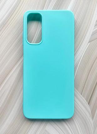 Матовый чехол на samsung galaxy a05s (a057) бирюзовый