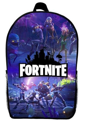 Рюкзак фортнайт (school gear bag fortnite 09) черный, 39 х 27 х 14 см