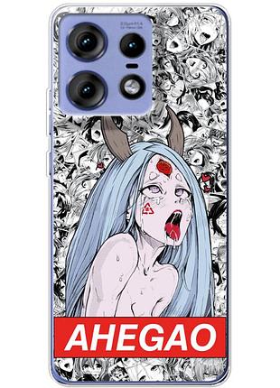 Чехол силиконовый с картинкой на motorola edge 50 pro (аниме, anime)