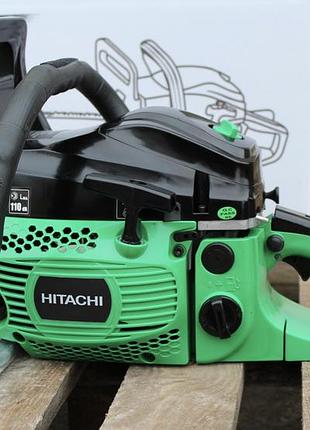 Бензопила hitachi dks 52 (шина 45 см, 5,2 квт) пила хітачі dks 52