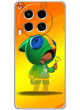 Чохол силіконовий з картинкою на tecno camon 30 (бравл старс, brawl stars)