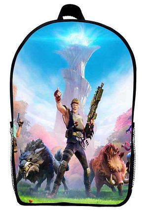 Рюкзак фортнайт (school gear bag fortnite 04) черный, 39 х 27 х 14 см