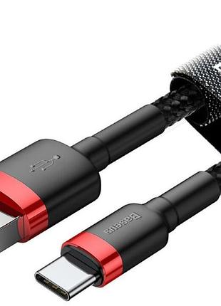 Кабель baseus cafule type-c 2a (2m) (red/black) 2