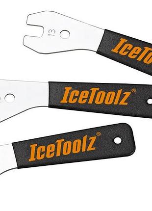Ключи для конусов велосипеда icetoolz 13/15/17 мм, cr-mo, 3 шт (45-14)