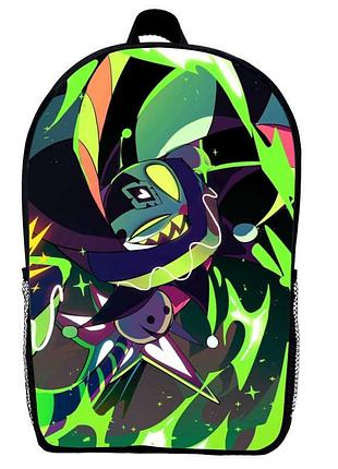 Рюкзак адский босс (school gear bag helluva boss 014) черный, 39 х 27 х 14 см
