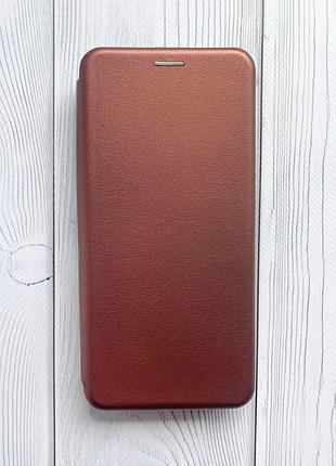 Чехол-книжка на samsung galaxy a16 5g бордовый