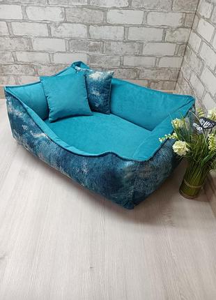Лежанка "comfort" (лежак) для тварин кошек та собак 900, 650