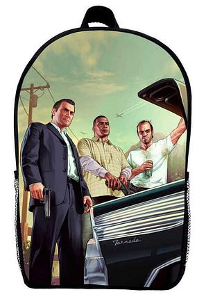 Рюкзак гта (school gear bag gta 01) черный, 39 х 27 х 14 см