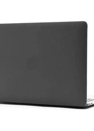 Чохол для macbook матовий softcover з гнучкого полікарбонату без вирізу під яблуко