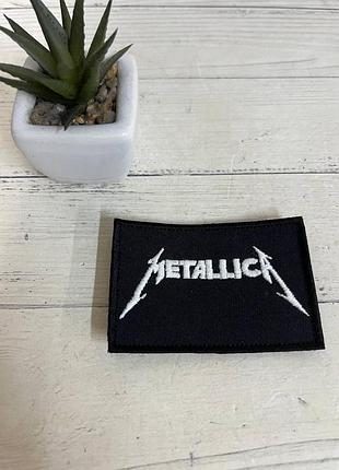 Шеврон нашивка "metallica" 90х60 мм