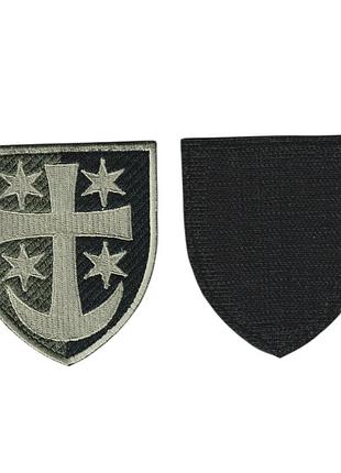 Шеврон военный / армейский, 21 армейский корпус,на оливке, на липучке, всу 7см * 8 см