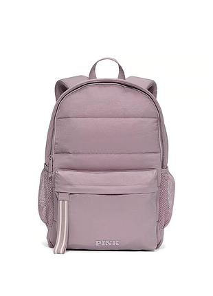 Рюкзак пуховик pink (quilted puffer backpack) violet ashes