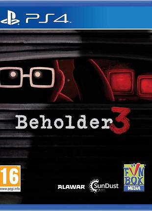 Beholder 3 , російська версія,нова, playstation 4,5 (ps4,5) пс4,5