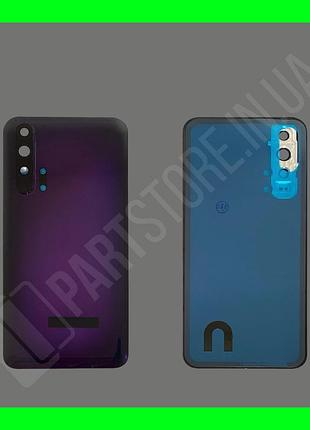 Кришка huawei honor 20 pro phantom black зі склом камери