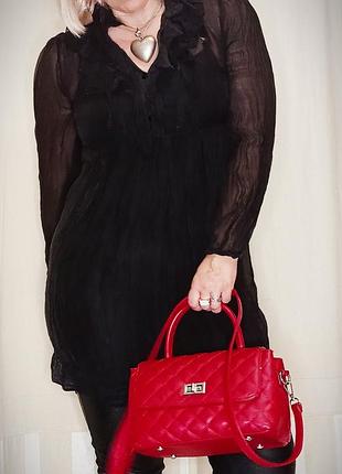 Шелковая прозрачная блузка, блуза шёлк. италия