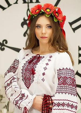 Вінок, ободок з маками