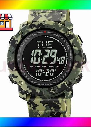 Bs часы skmei camo best mix green спортивные мужские электронные водонепроницаемые с будильником и ком bas77/n