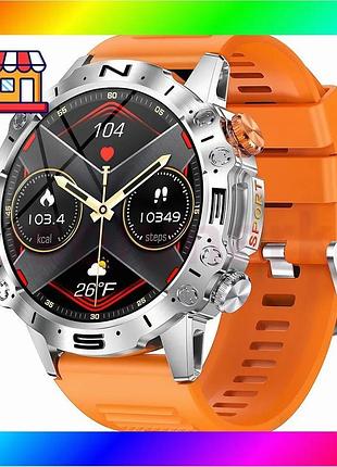 Bs умные часы modfit best mix combat silver orange фитнес-трекер для мужчин с пульсометром и gps-марке bas77/n