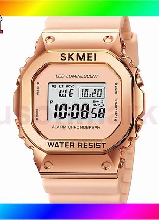 Bs часы skmei 1851pk best mix pink для женщин электронные водонепроницаемые с будильником и календарем bas77/n