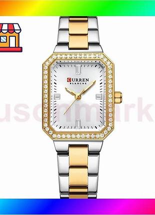 Bs часы curren 9102 best mix серебристые золотистые женские стрелочные классические наручные часы из н bas77/n