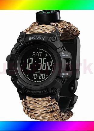 Bs часы skmei desert best mix camo тактические электронные спортивные для мужчин с компасом и будильни bas77/n